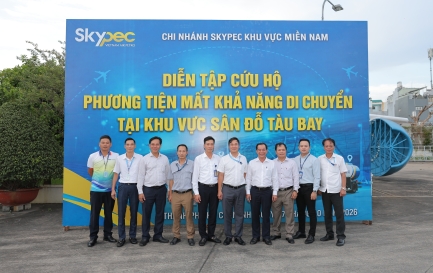 DIỄN TẬP CỨU HỘ PHƯƠNG TIỆN TRA NẠP MẤT KHẢ NĂNG DI CHUYỂN NĂM 2026